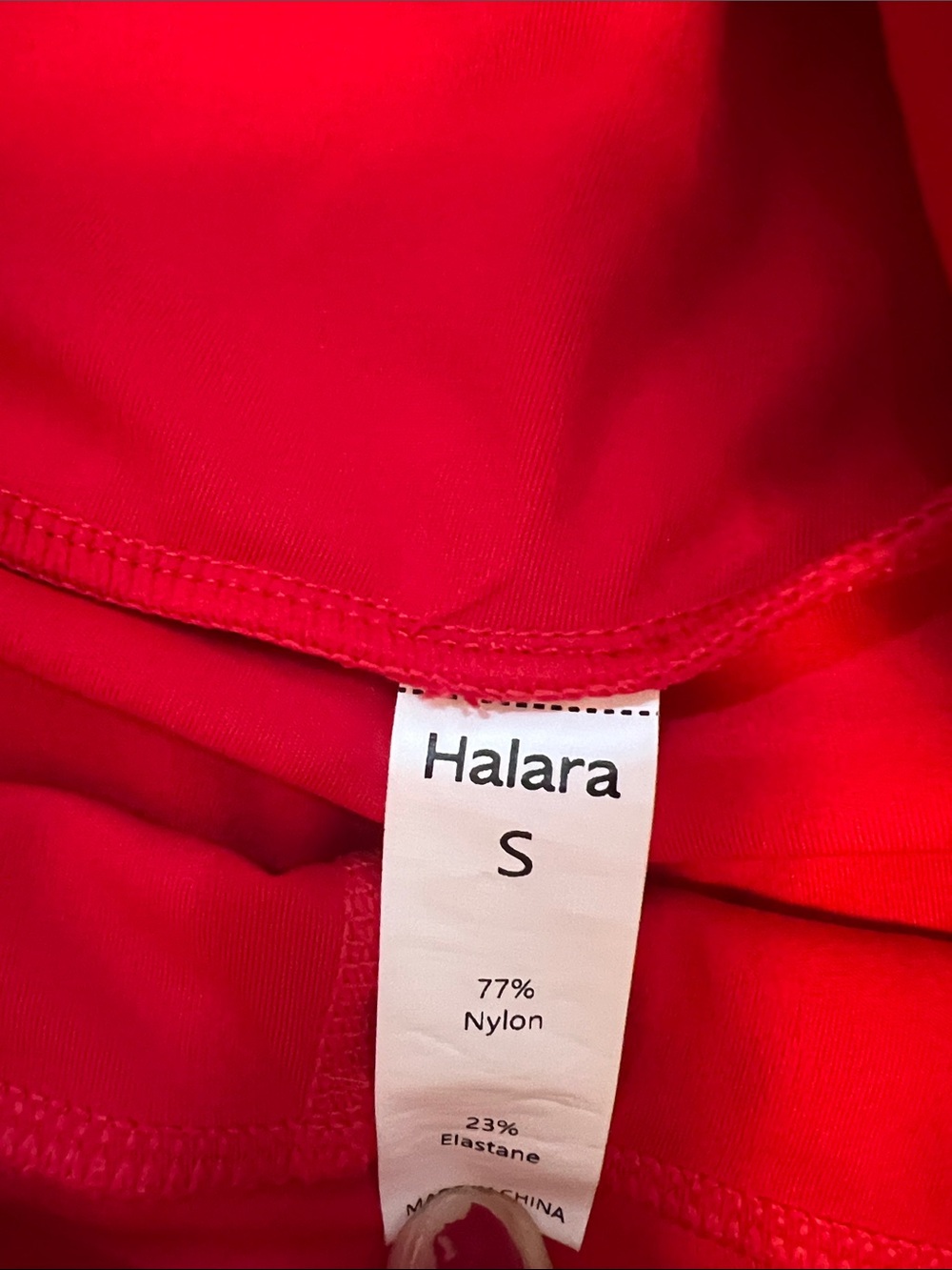 Halara Red athletic skirt - Picture 5 of 5